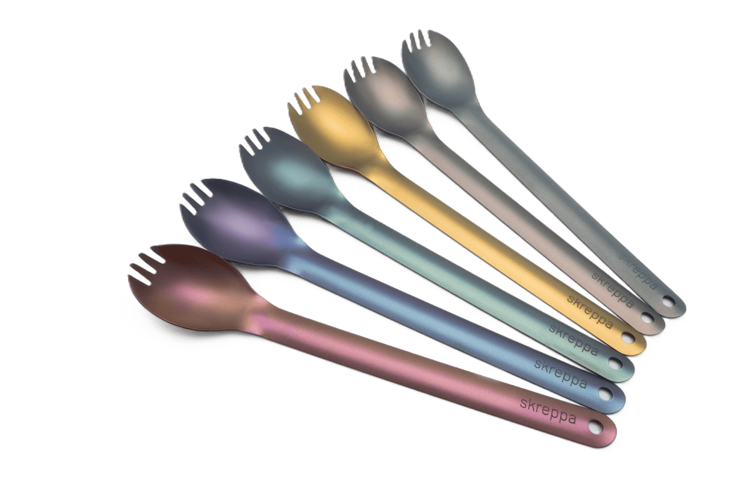 Titanium Spork Fork Spoon Knife Cutlery Mug Cup Snow Peak Cookset Stove Frying Pan Lightweight Camping Hiking Climbing Cookware