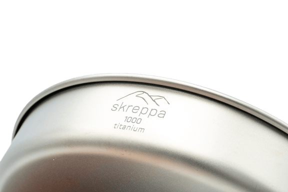 Titanium Walled Bowl Plate Spork Fork Knife Spoon Cutlery Single Double Wall Mug Cup Snow Peak Cookset Stove Frying Pan Lightweight Camping Hiking Climbing Cookware