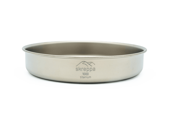 Titanium Walled Bowl Plate Spork Fork Knife Spoon Cutlery Single Double Wall Mug Cup Snow Peak Cookset Stove Frying Pan Lightweight Camping Hiking Climbing Cookware