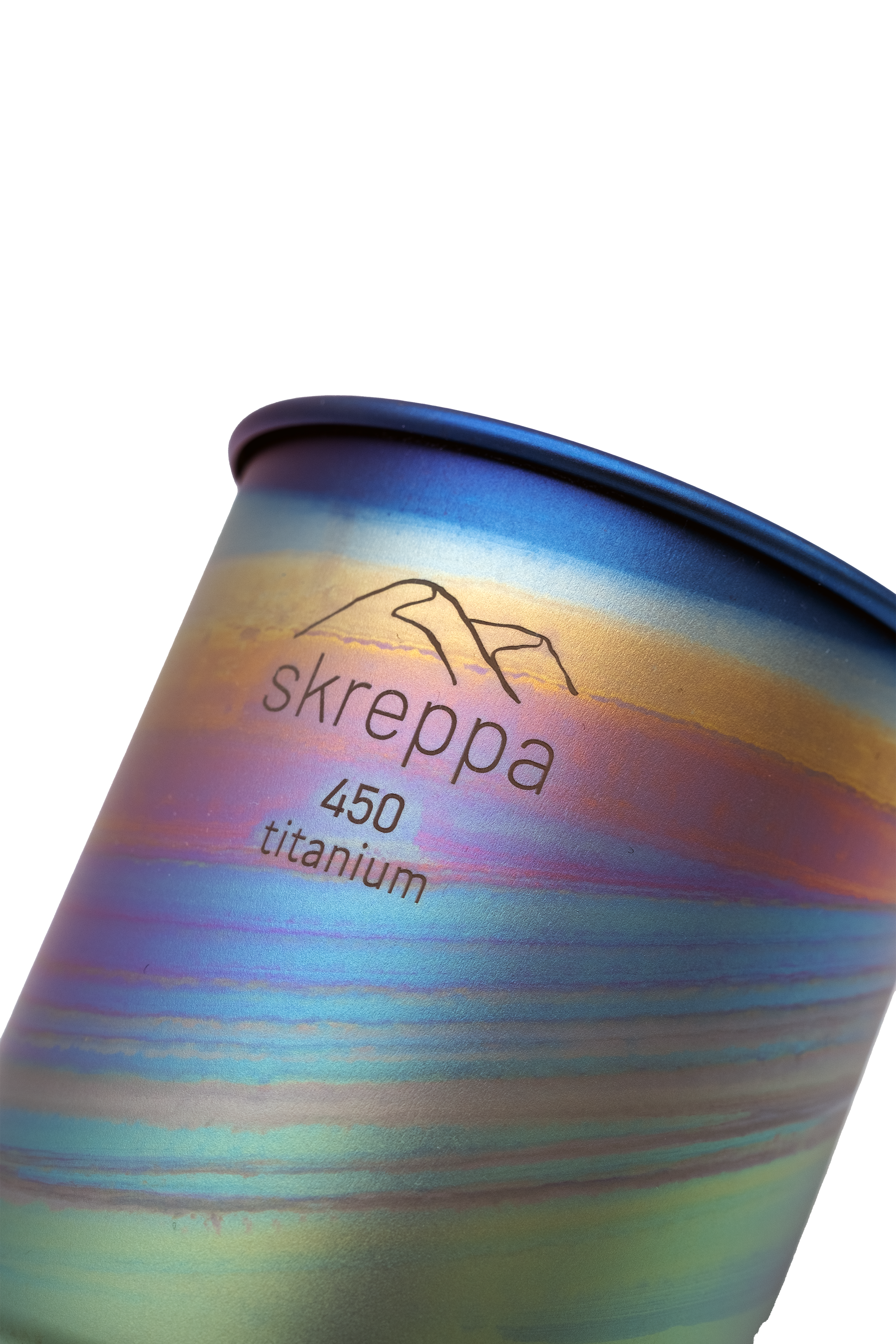 Single Wall Titanium Mug - 450ml - Skreppa