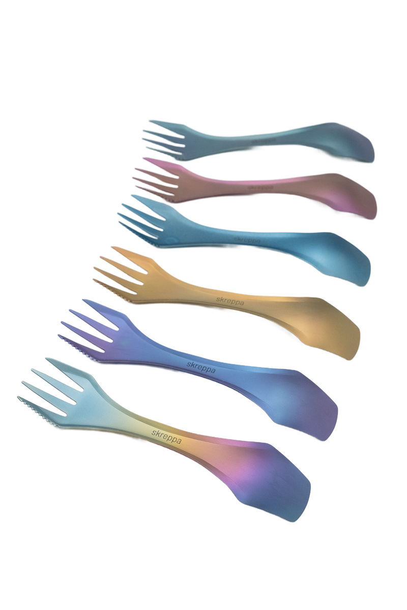 TrekTensil 3-in-1 Titanium Cutlery