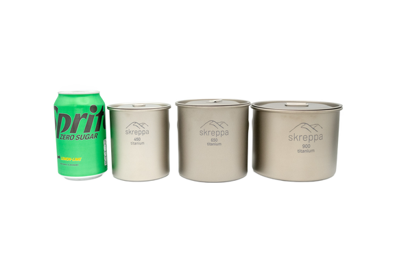 Single Wall Titanium Mug - 650ml - Skreppa