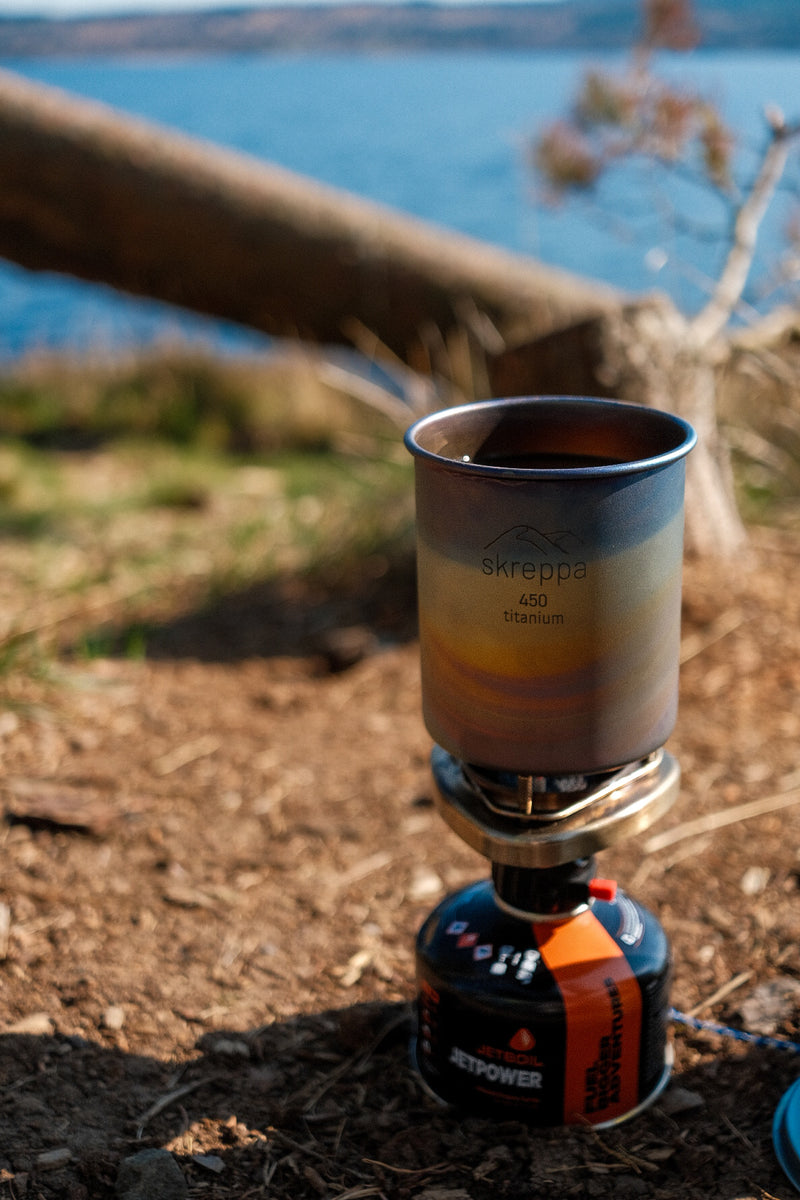 Single Wall Titanium Mug - 450ml - Skreppa