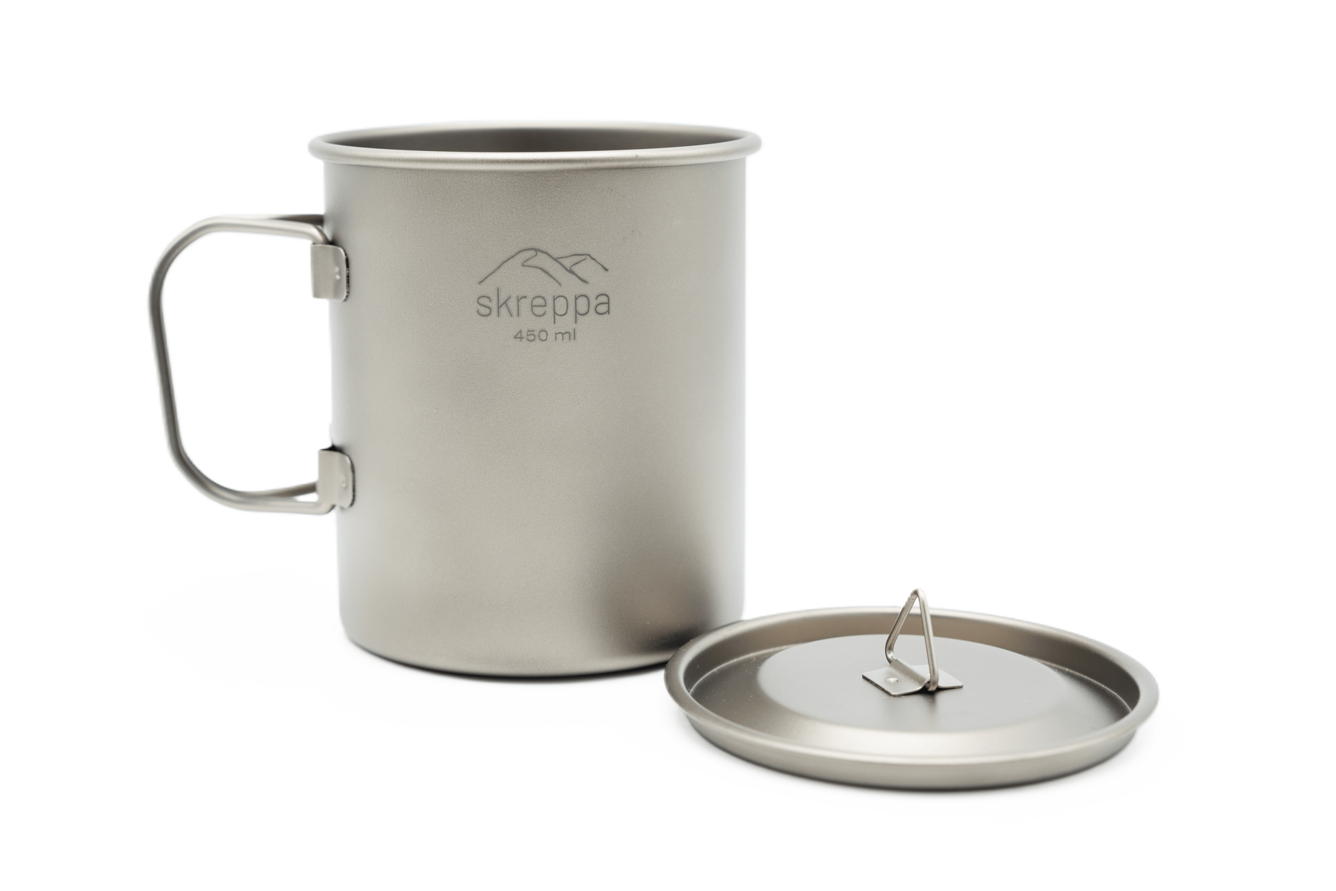 Single Wall Titanium Mug - 450ml - Skreppa