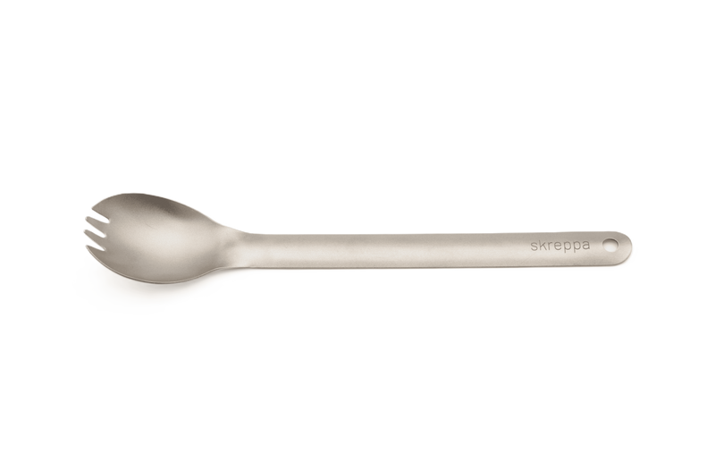 Long-Handle Titanium Spork - Skreppa