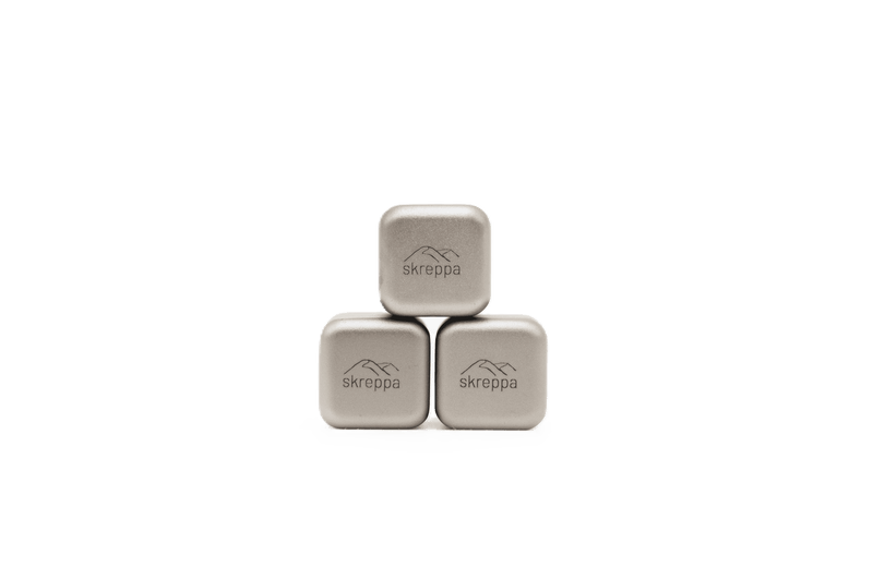 Titanium Ice Cube Set Frying Pan Fire Pit Tongs Shovell Digging Spade Spork Fork Knife Spoon Cutlery Single Double Wall Mug Cup Snow Peak Cookset Stove Frying Pan Lightweight Camping Hiking Climbing Cookware 