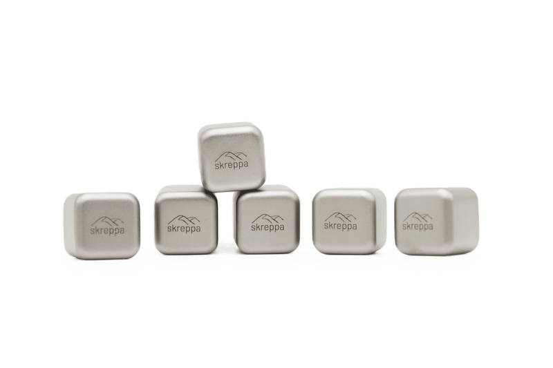 Titanium Ice Cube Set Frying Pan Fire Pit Tongs Shovell Digging Spade Spork Fork Knife Spoon Cutlery Single Double Wall Mug Cup Snow Peak Cookset Stove Frying Pan Lightweight Camping Hiking Climbing Cookware 