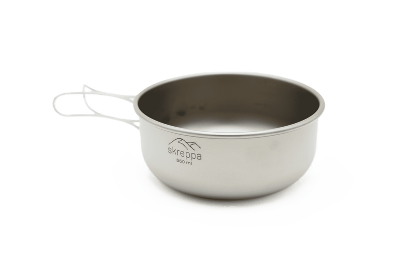 3 Piece Titanium Cookset Stove Frying Pan Lightweight Camping Hiking Climbing Cookware 