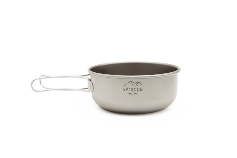 3 Piece Titanium Cookset Stove Frying Pan Lightweight Camping Hiking Climbing Cookware 