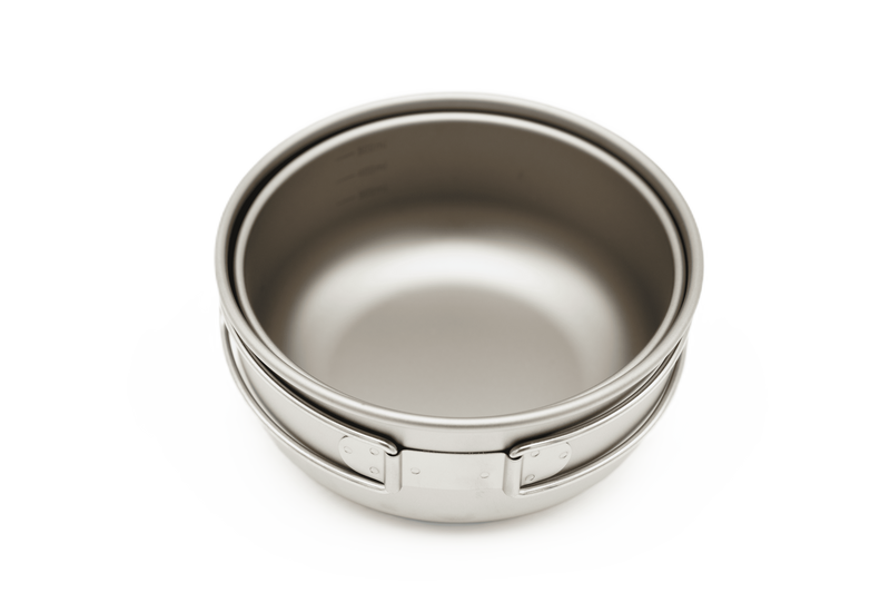 3 Piece Titanium Cookset - Skreppa