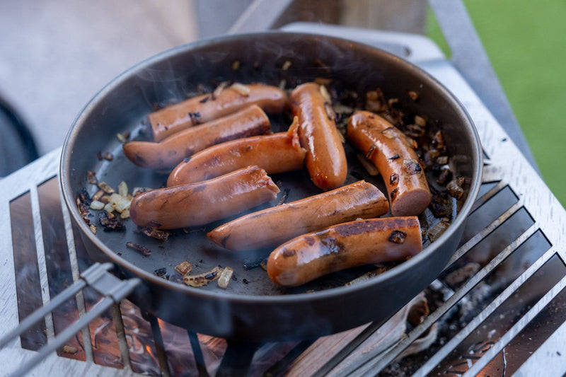 Titanium Frying Pan Fire Pit Tongs Shovell Digging Spade Spork Fork Knife Spoon Cutlery Single Double Wall Mug Cup Snow Peak Cookset Stove Frying Pan Lightweight Camping Hiking Climbing Cookware 