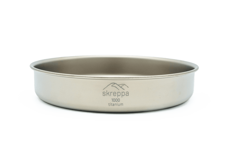 Titanium Walled Bowl Plate Spork Fork Knife Spoon Cutlery Single Double Wall Mug Cup Snow Peak Cookset Stove Frying Pan Lightweight Camping Hiking Climbing Cookware 