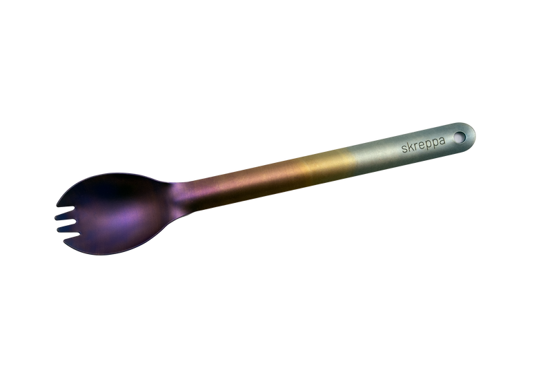 Long-Handle Titanium Spork - Skreppa
