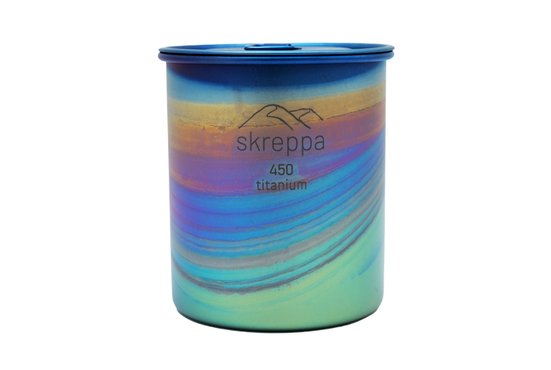 Single Wall Titanium Mug - 450ml - Skreppa