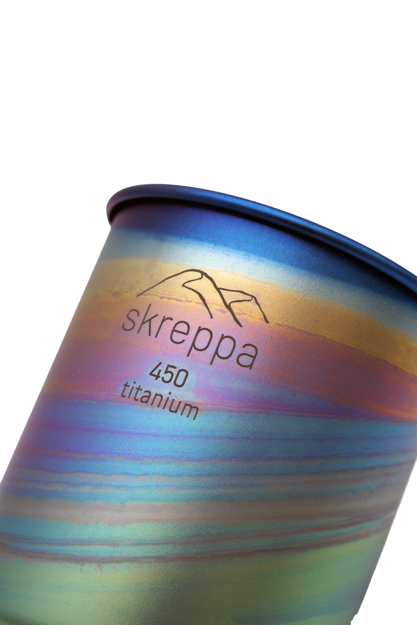 Single Wall Titanium Mug - 450ml - Skreppa
