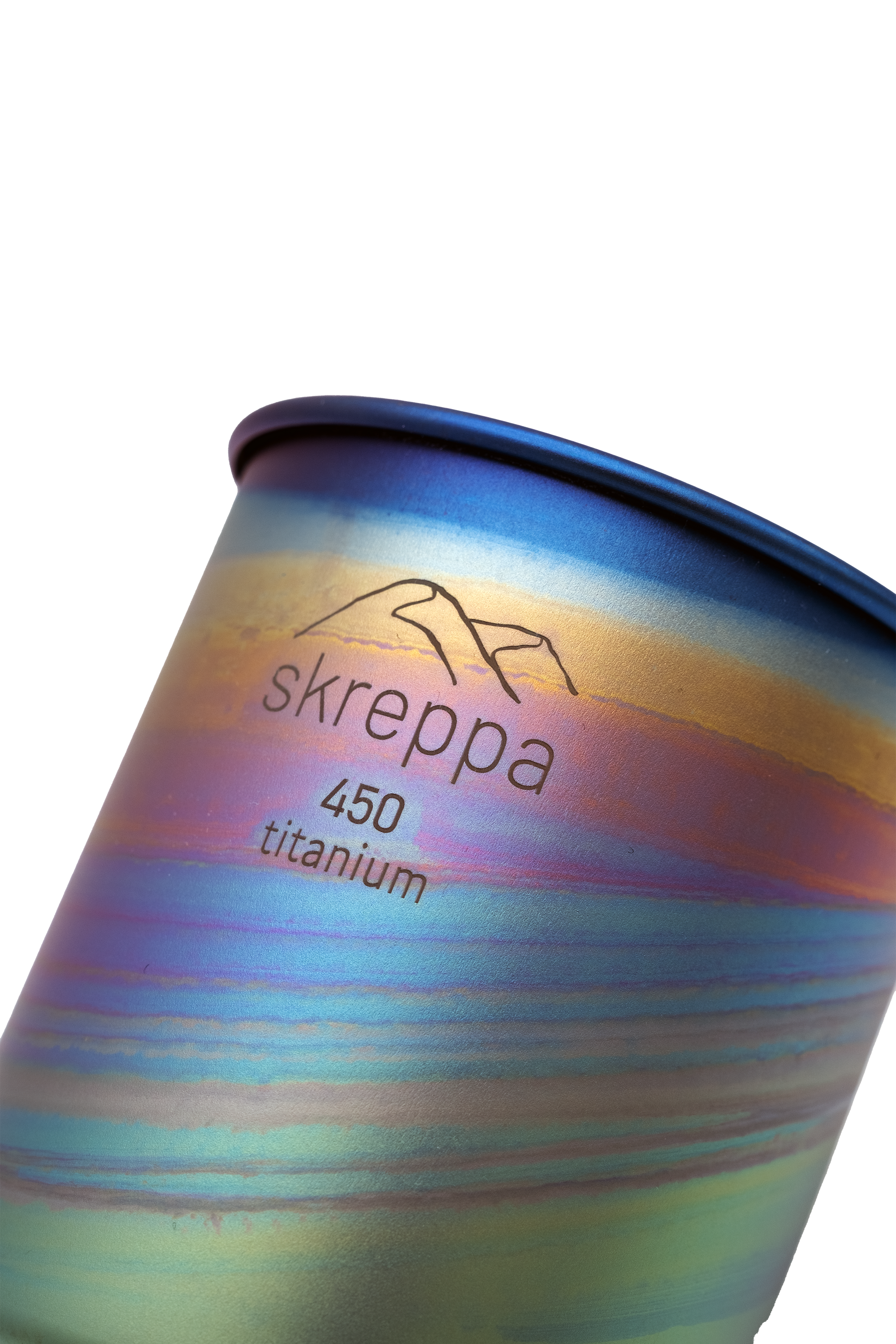 Single Wall Titanium Mug - 450ml - Skreppa