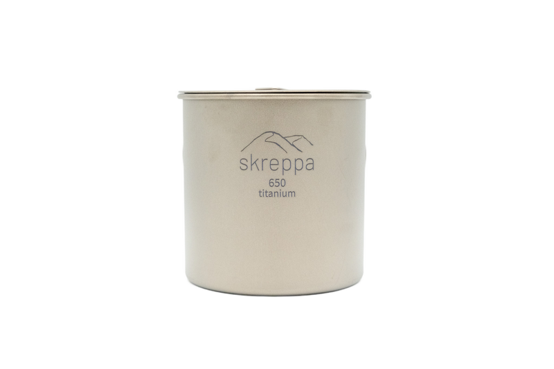 Single Wall Titanium Mug - 650ml - Skreppa