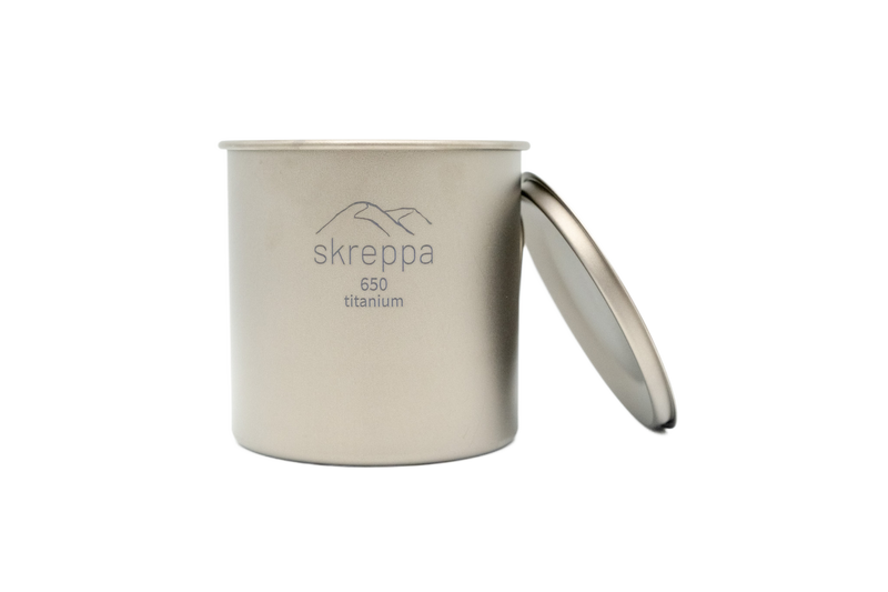 Single Wall Titanium Mug - 650ml - Skreppa