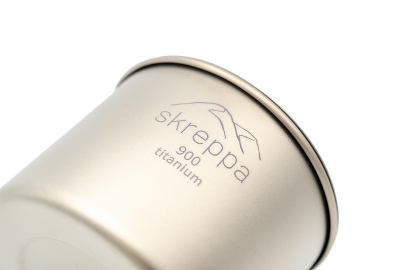 Single Wall Titanium Mug - 900ml - Skreppa