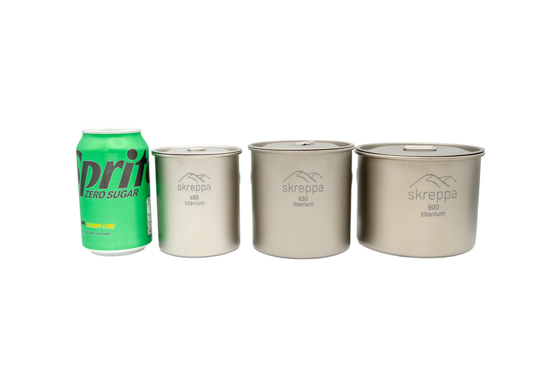 Single Wall Titanium Mug - 650ml - Skreppa