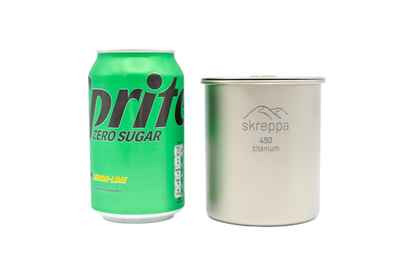 Single Wall Titanium Mug - 450ml - Skreppa