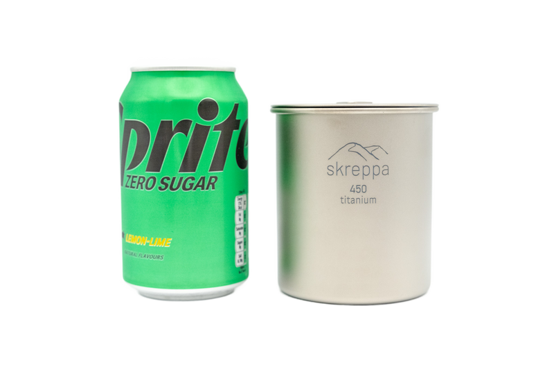 Single Wall Titanium Mug - 450ml - Skreppa