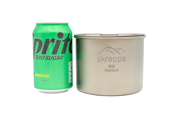 Single Wall Titanium Mug - 900ml - Skreppa